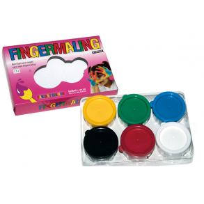Fingermaling 35 ml. 6 stk.