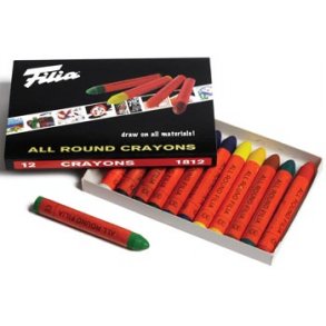 Filia - All Round Farvekridt, 12 stk. - Kan tegne p� alt