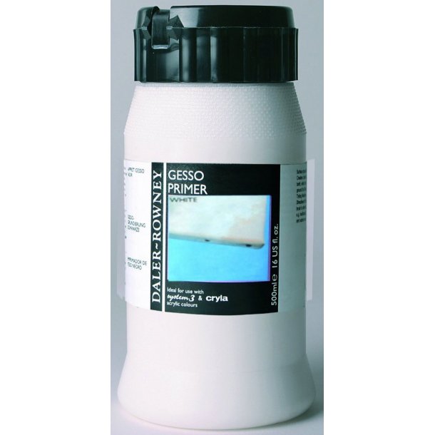 Hvid Gesso Primer 500 ml