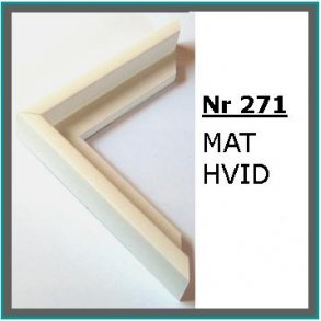 Nr 271 Mat Hvid