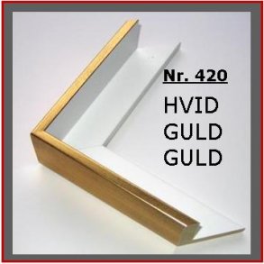 Nr 420 Hvid Guld Guld