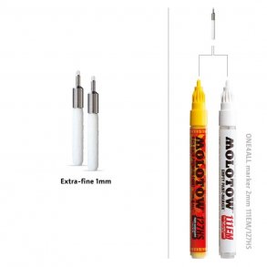 2 stk nye one4all-spidser Xtrafine 1mm