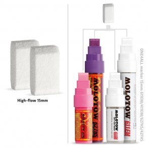 2 stk nye one4all-spidser High-Flow 15mm