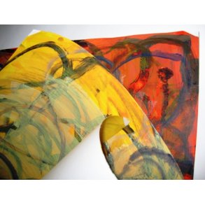 20 ark Hvidt karton til akrylmaling, 240 g, ml 46x64 cm = A2 format.